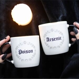 Gothic Poison and Arsenic Mug Set